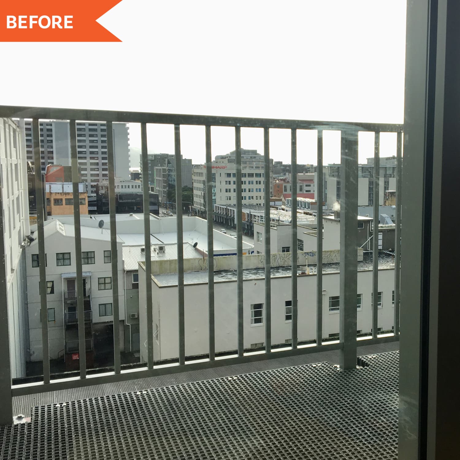 Small Balcony Spruce-Up for $264 - Before and After Photos 